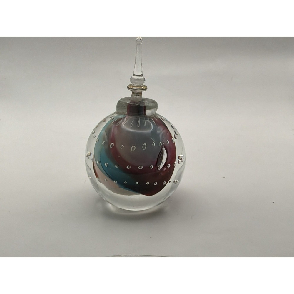 Bubble Art Studio Glass Perfume Bottle With Dauber Stopper